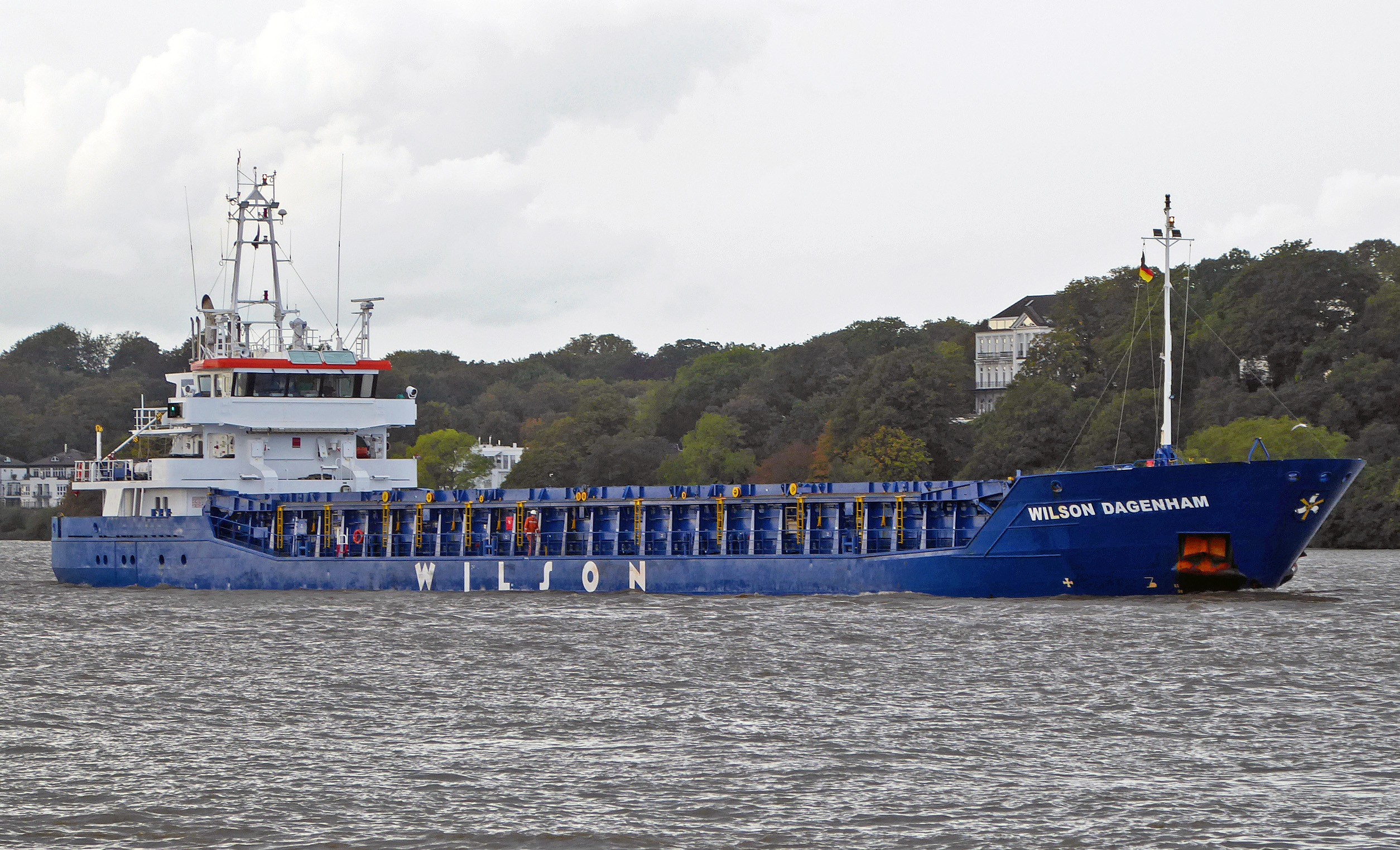  Irish Sea - WILSON DAGENHAM transiting Irish Sea off Wales