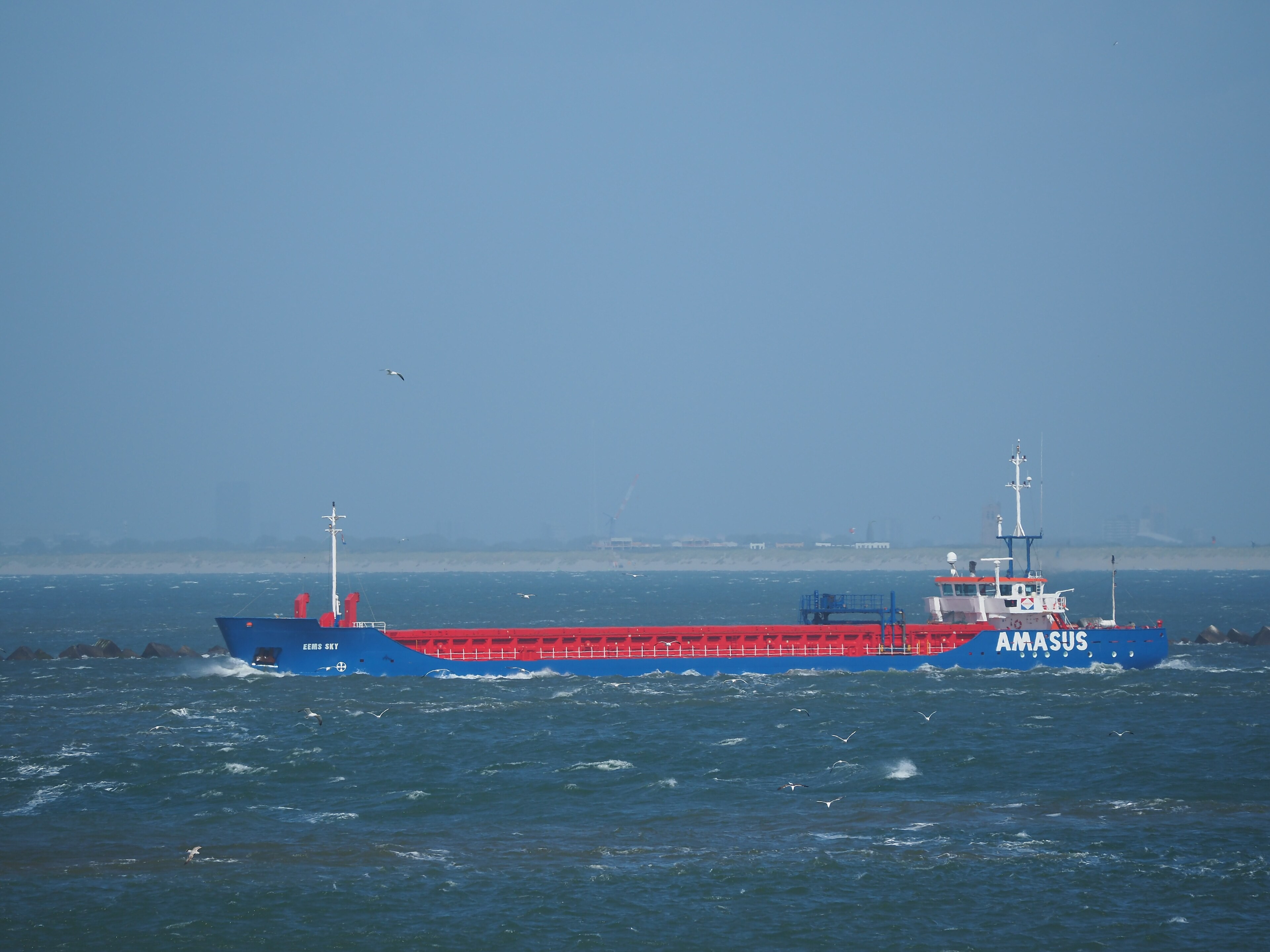 Transit: EEMS SKY             entering English South Coast at The Dover Strait