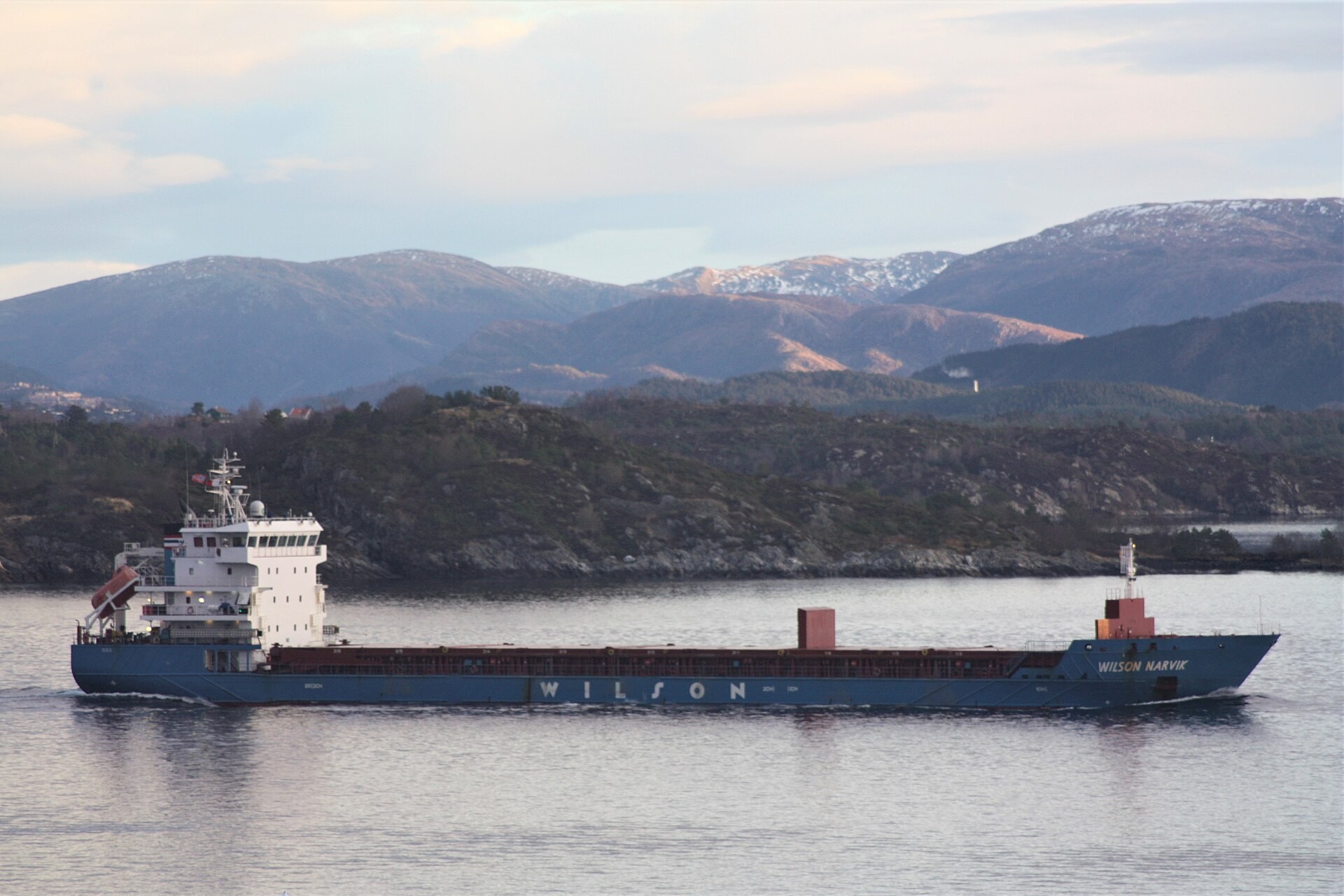  Scottish East Coast - WILSON NARVIK transiting Aberdeenshire Coast