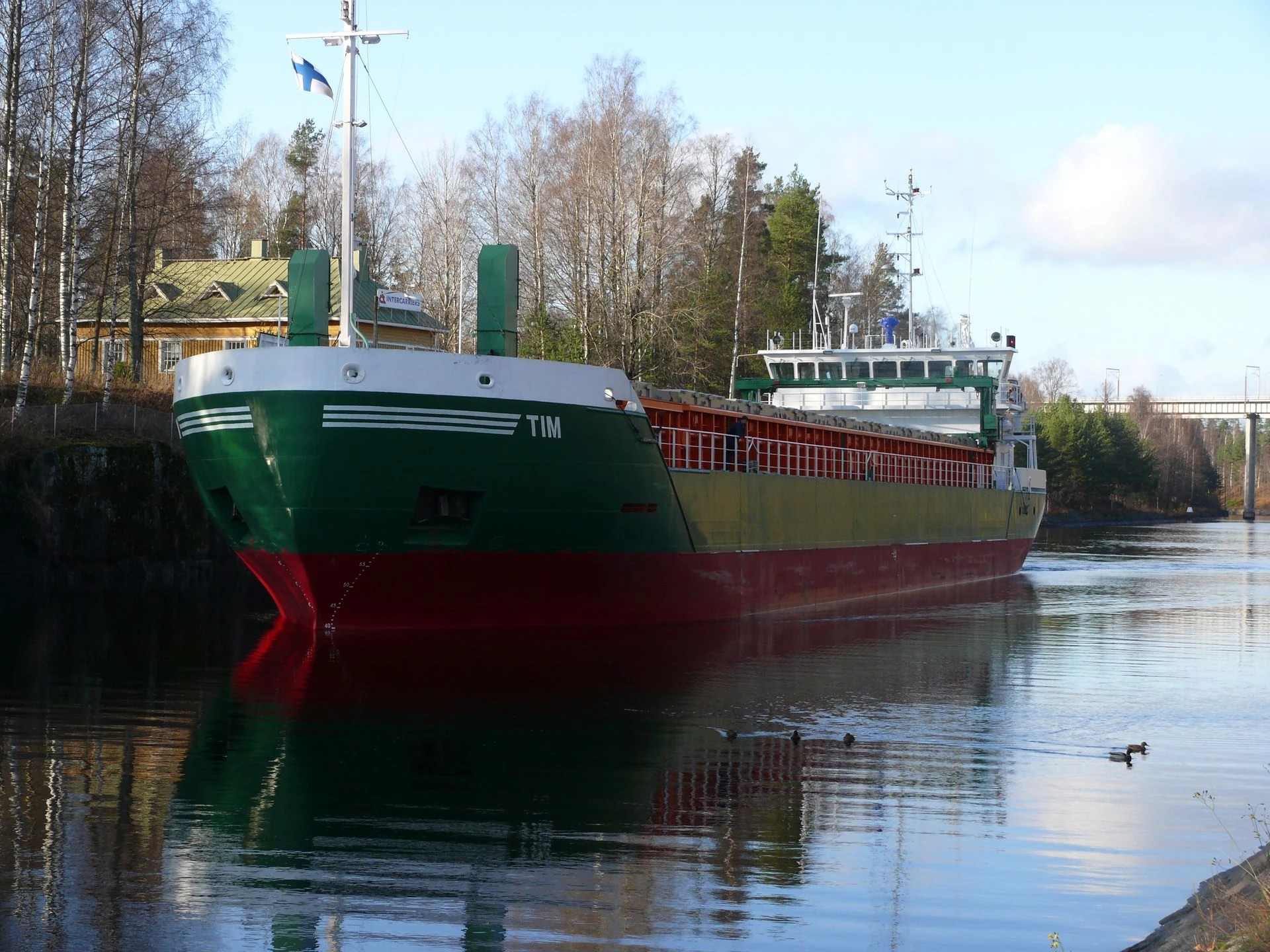 Transit: TIM                  entering English South Coast at The Dover Strait