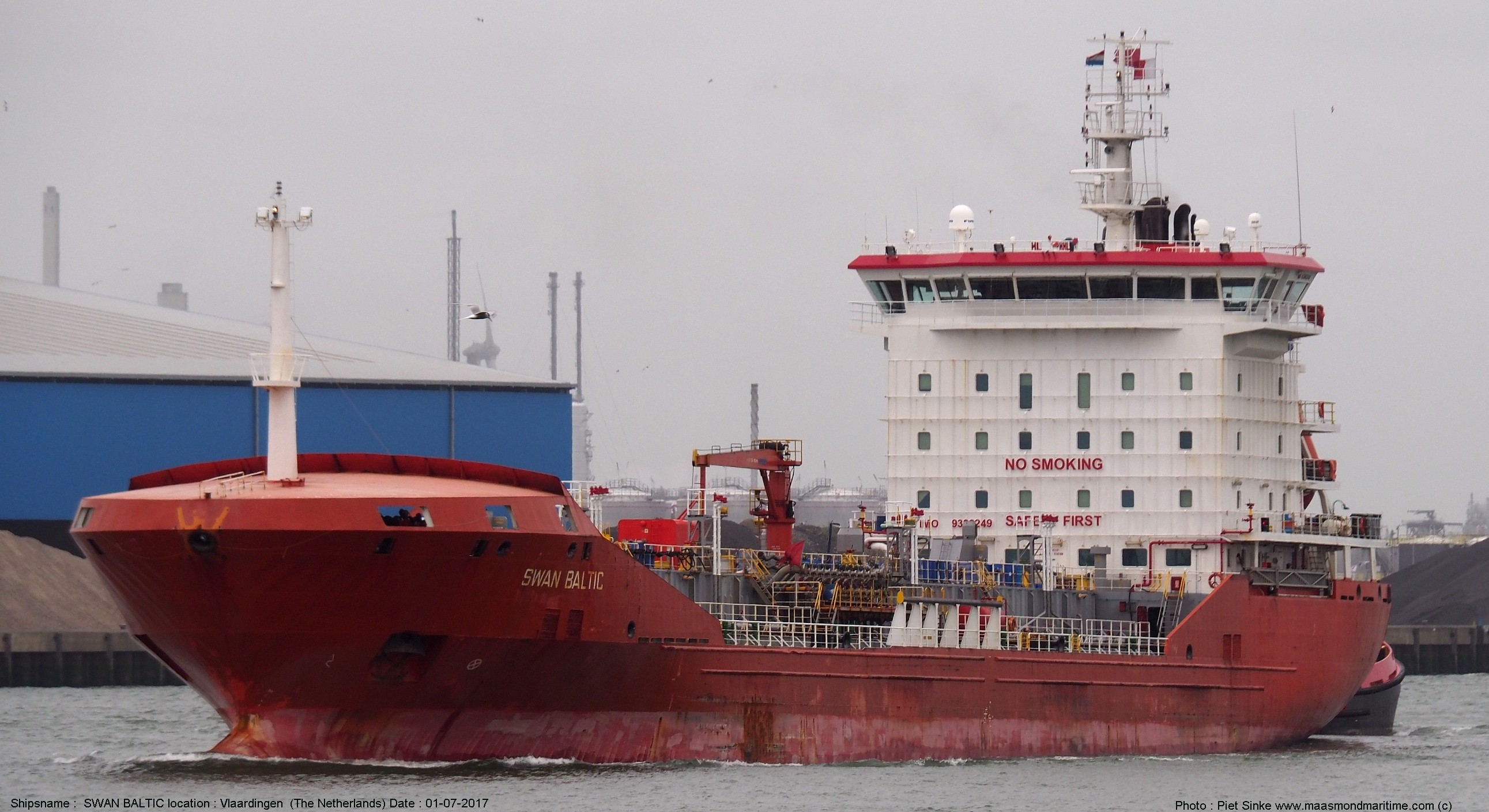 Transit: SWAN BALTIC          entering English South Coast at The Dover Strait