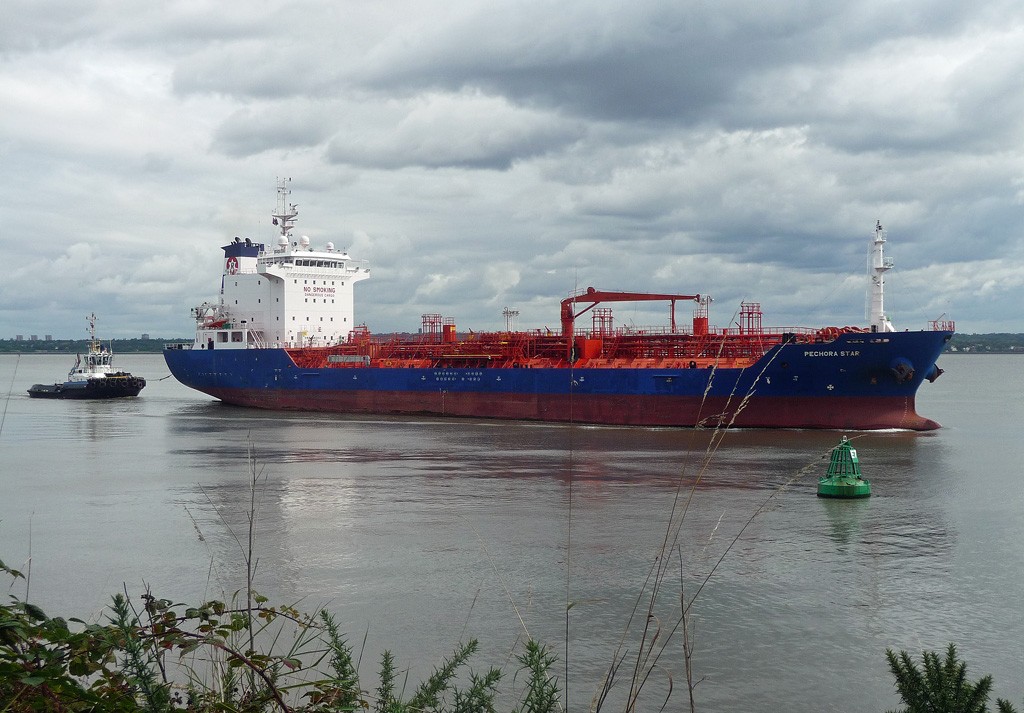 Transit: PECHORA STAR         entering English South Coast at The Dover Strait