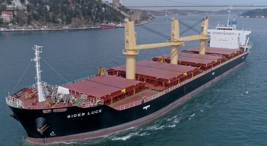 Transit: SIDER LUCK           entering English South Coast at The Dover Strait
