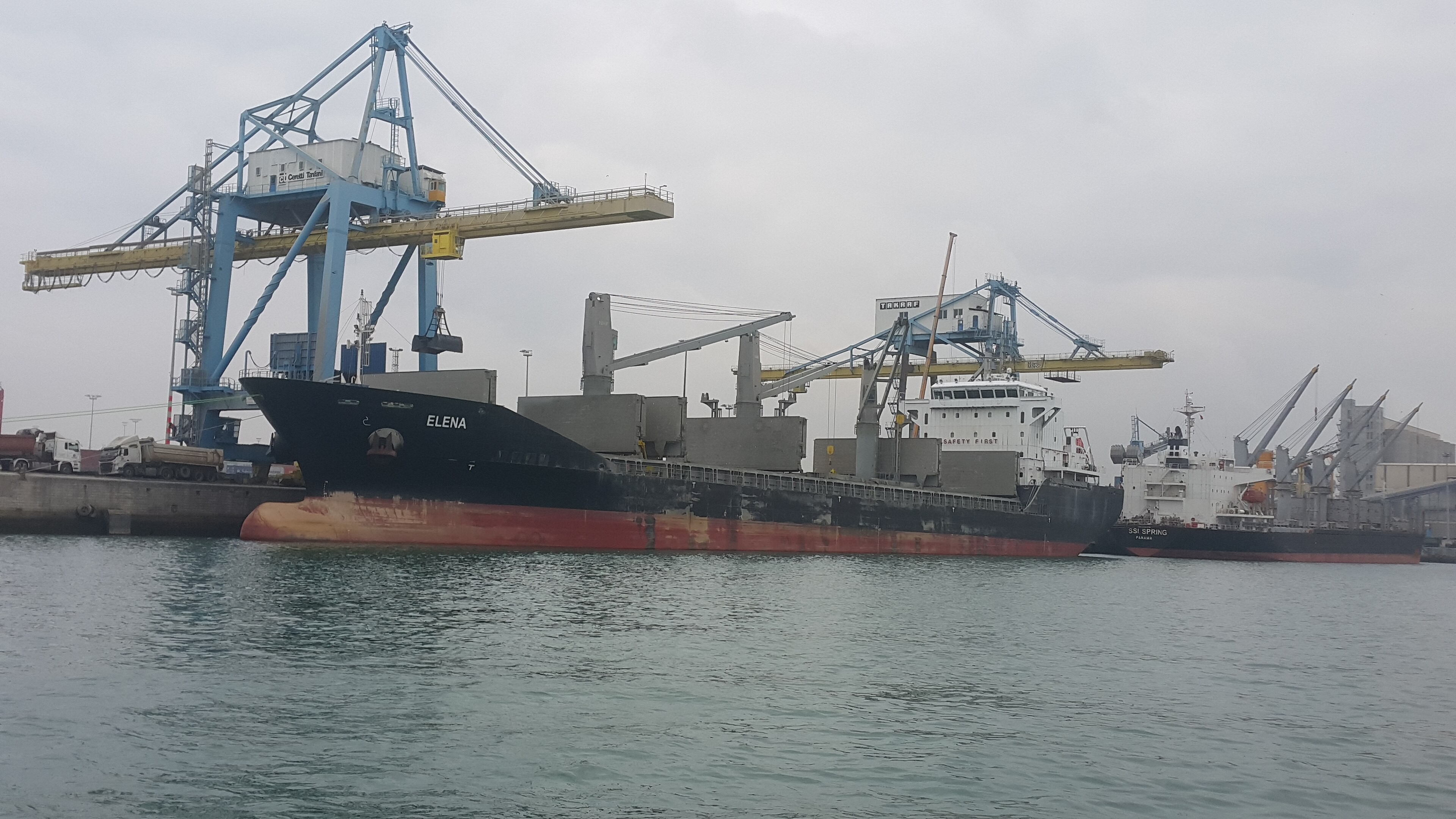 Transit: ELENA                entering English South Coast at The Dover Strait