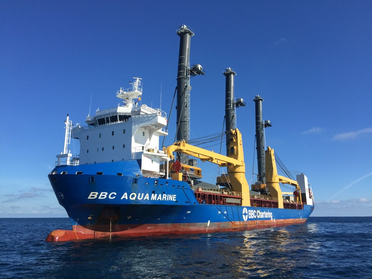 Transit: BBC AQUAMARINE entering English South Coast at The Dover Strait