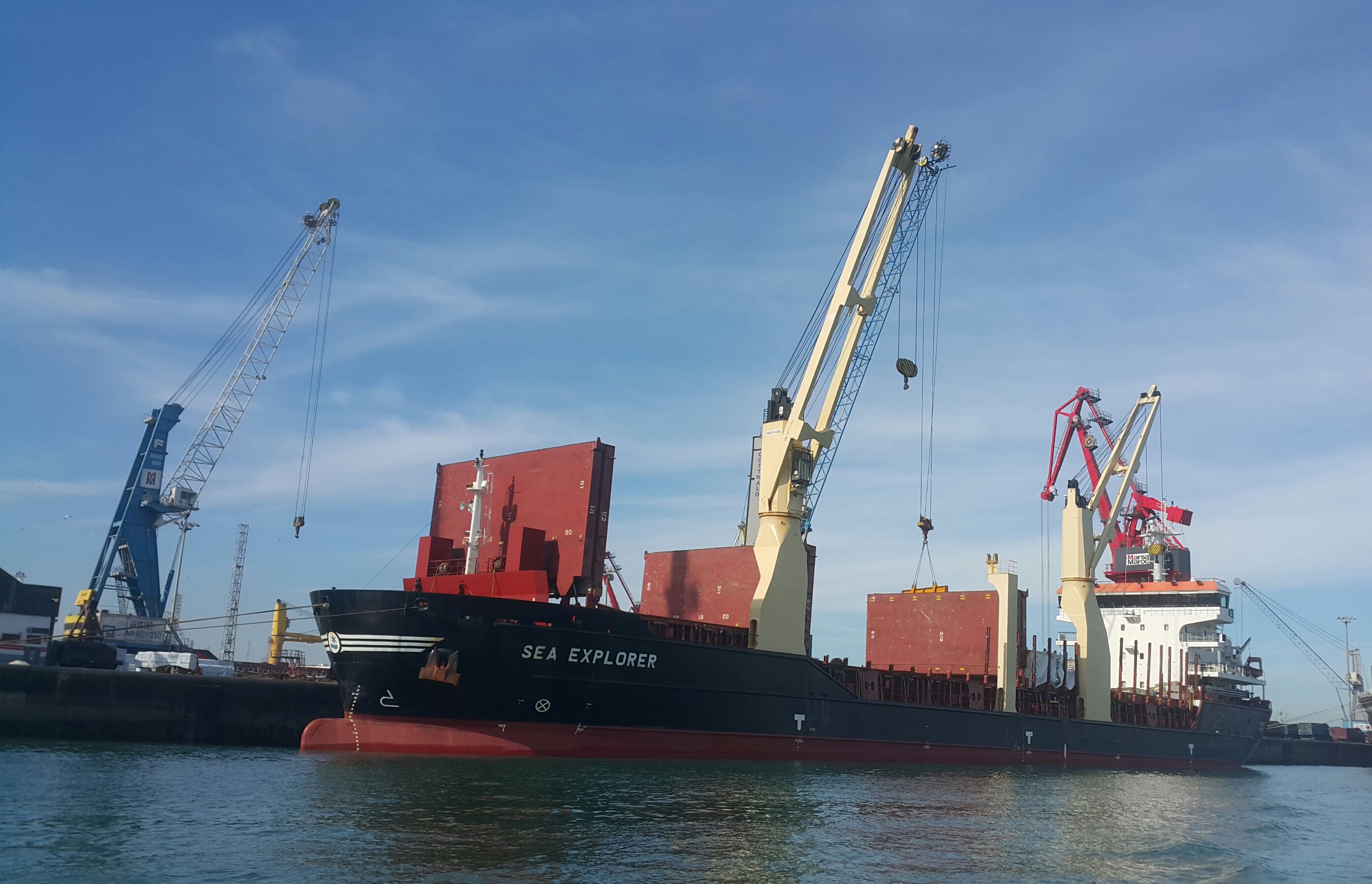Transit: SEA EXPLORER         entering English South Coast at The Dover Strait