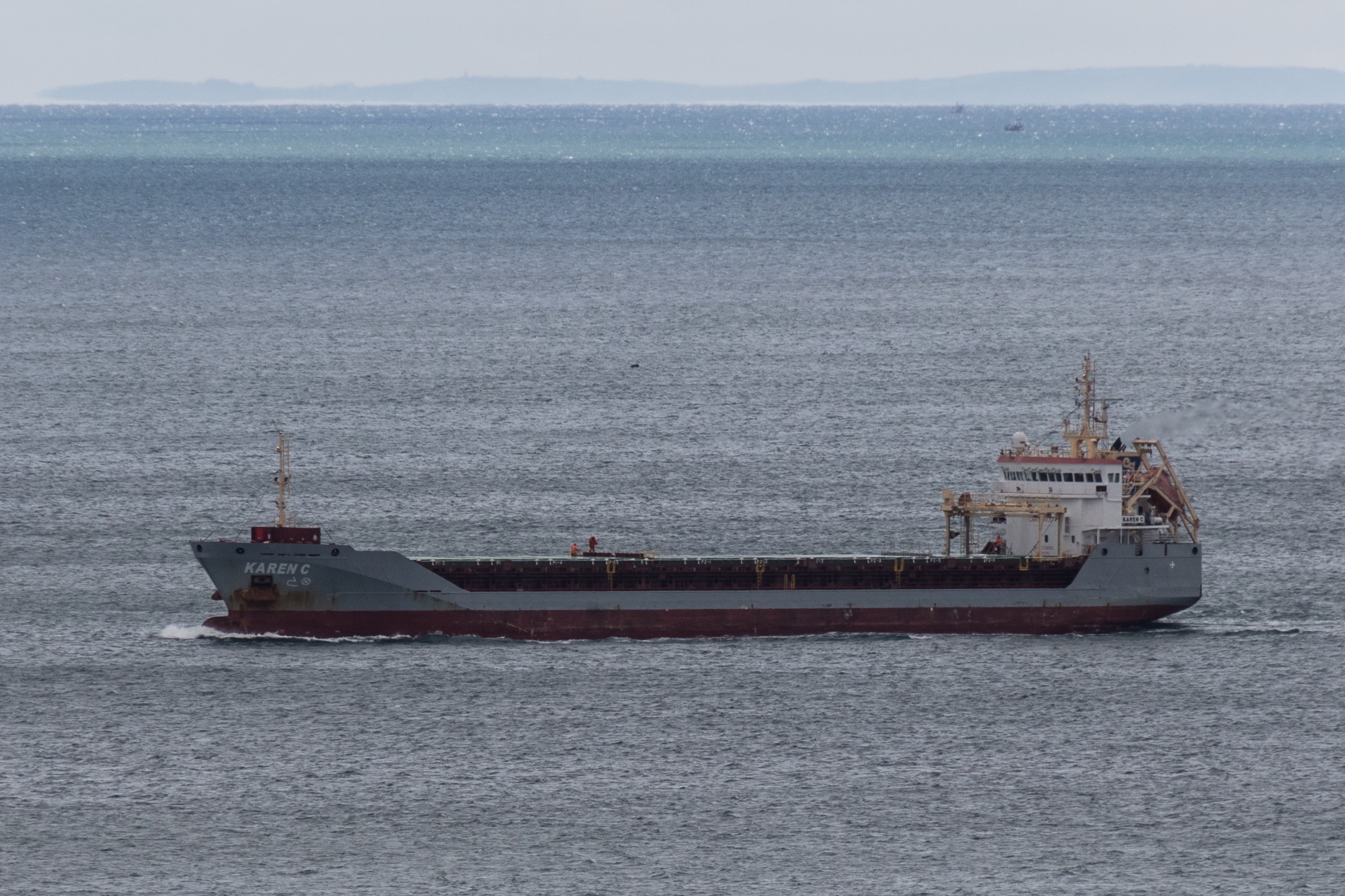 Transit: KAREN C              entering English South Coast at The Dover Strait