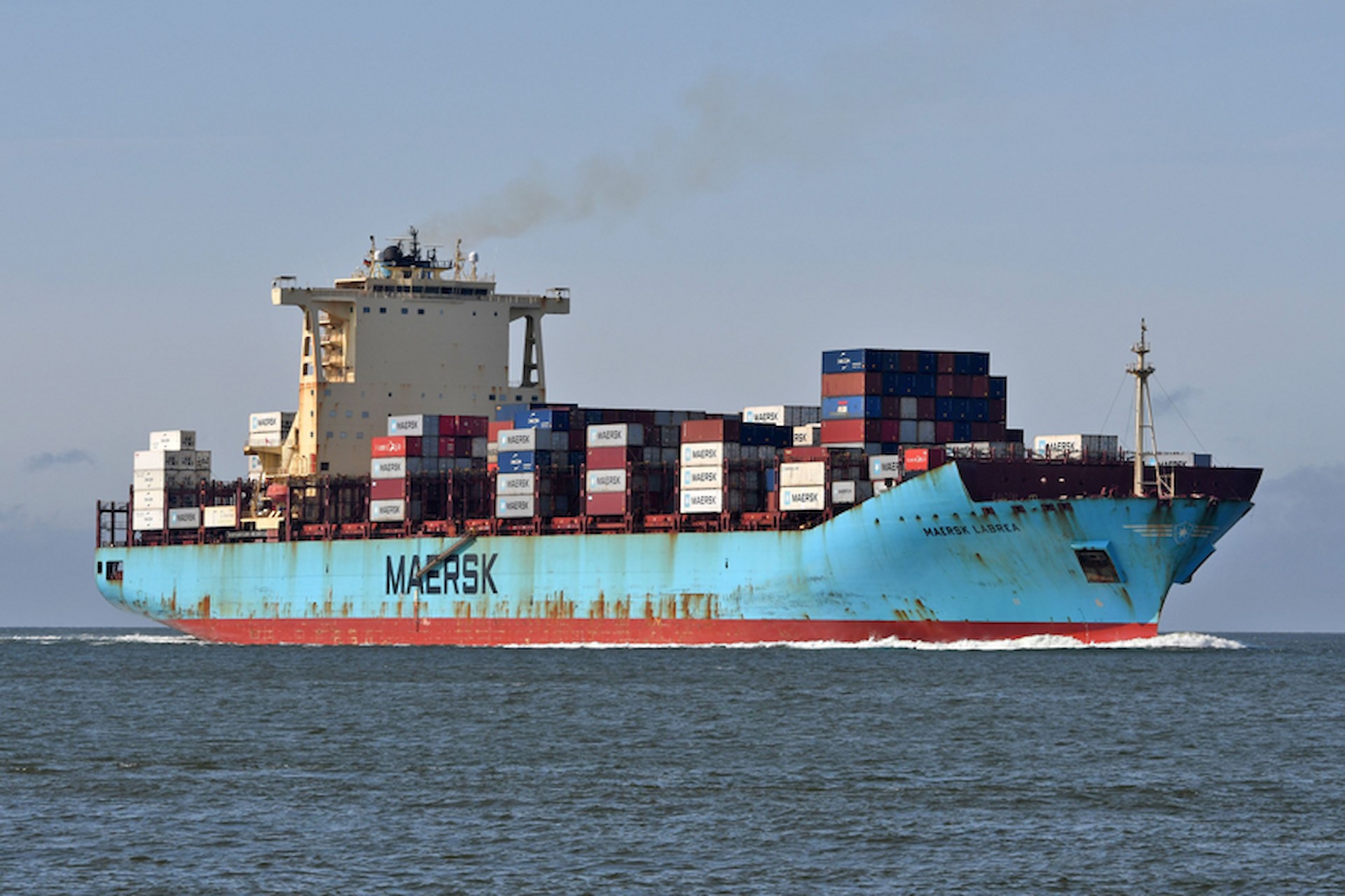 Transit: MAERSK LABREA        entering English South Coast at The Dover Strait