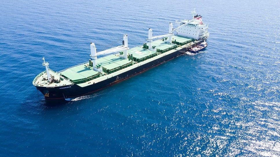 Transit: VIGOROUS             entering English South Coast at The Dover Strait