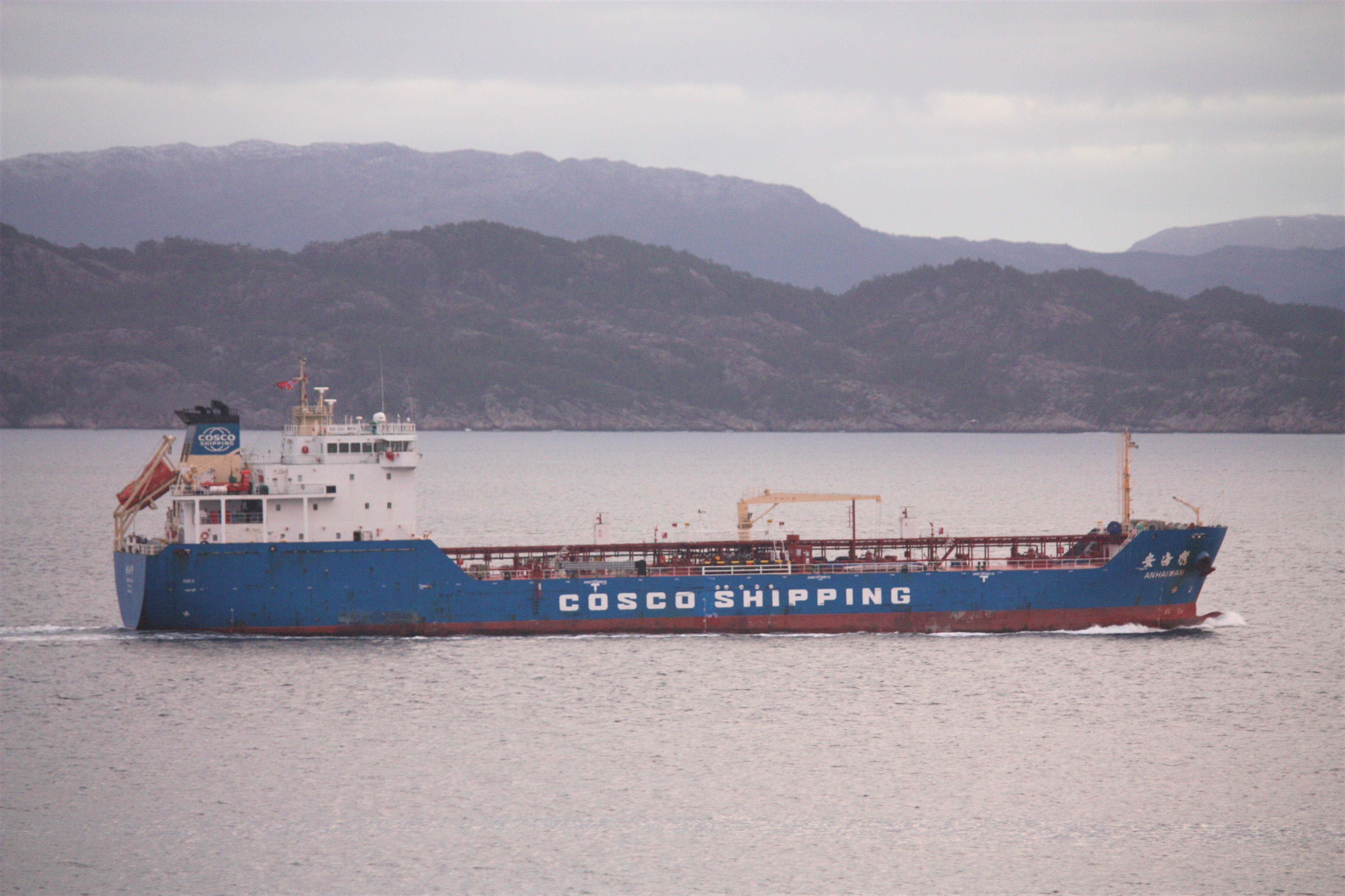  Irish Sea - AN HAI WAN           transiting Irish Sea off Wales