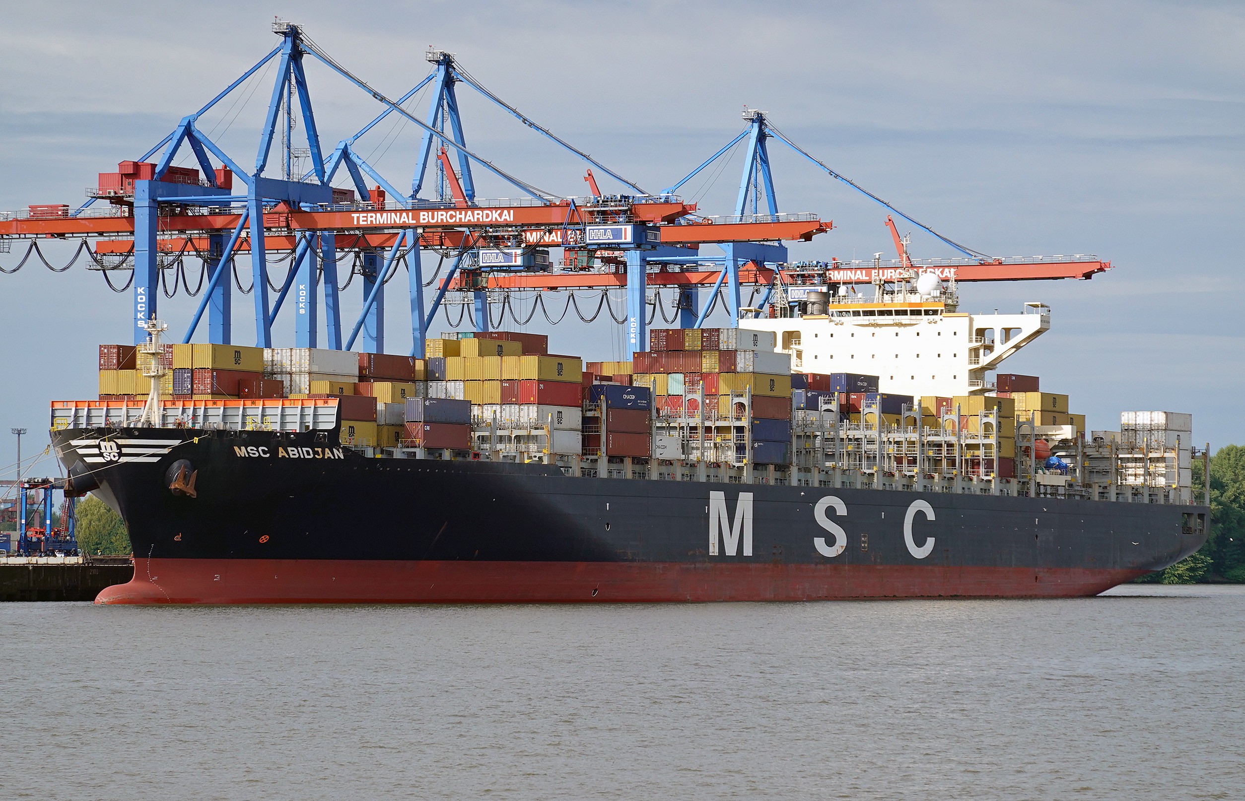 Thames Arrival: MSC ABIDJAN         