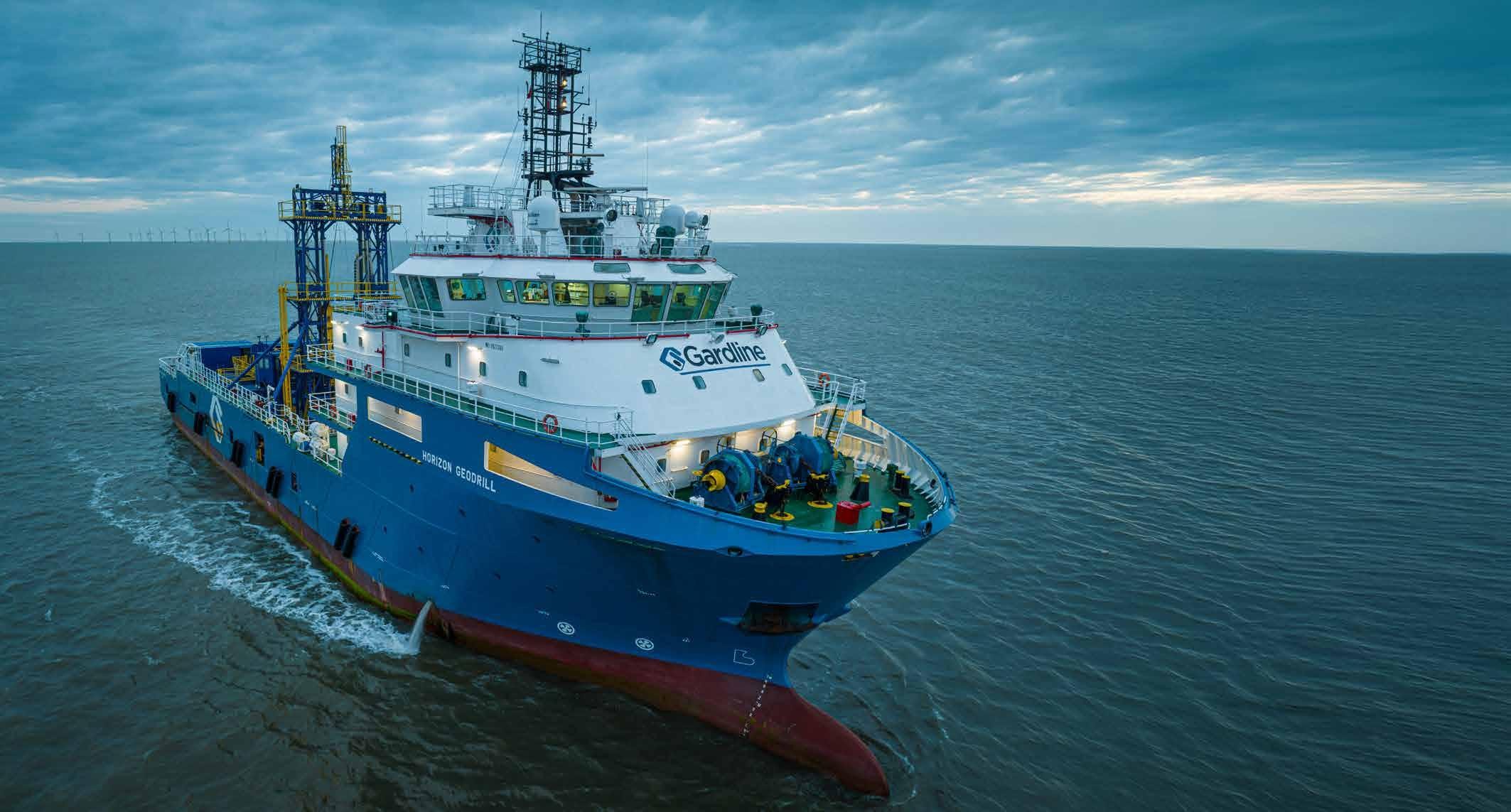  Scottish East Coast - HORIZON GEODRILL     transiting Forth & Tay Coast
