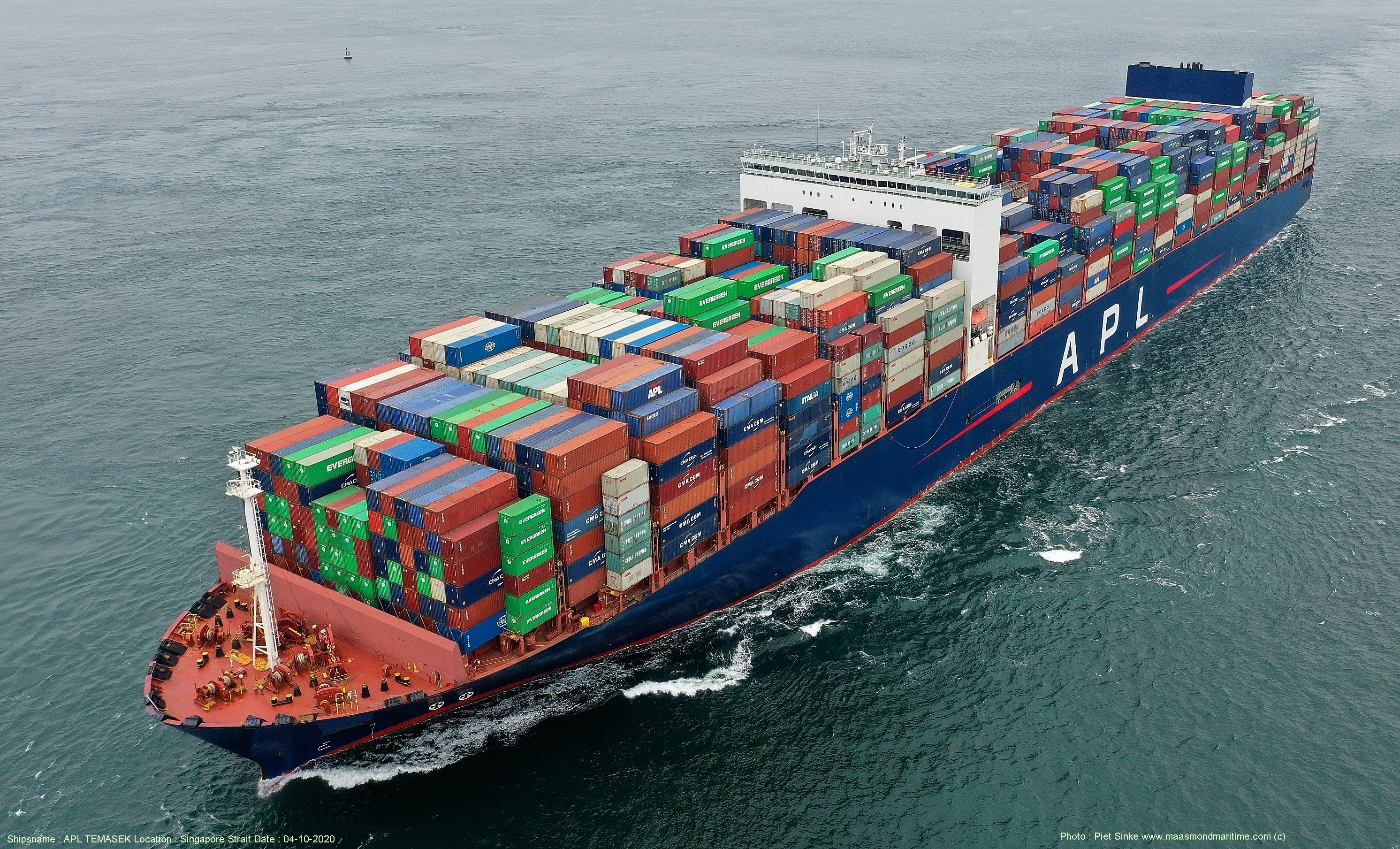 Southampton Departure: APL TEMASEK