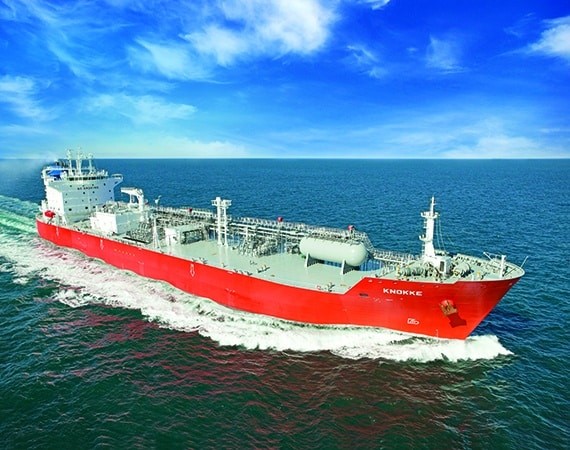 Transit: KNOKKE entering English South Coast at The Dover Strait