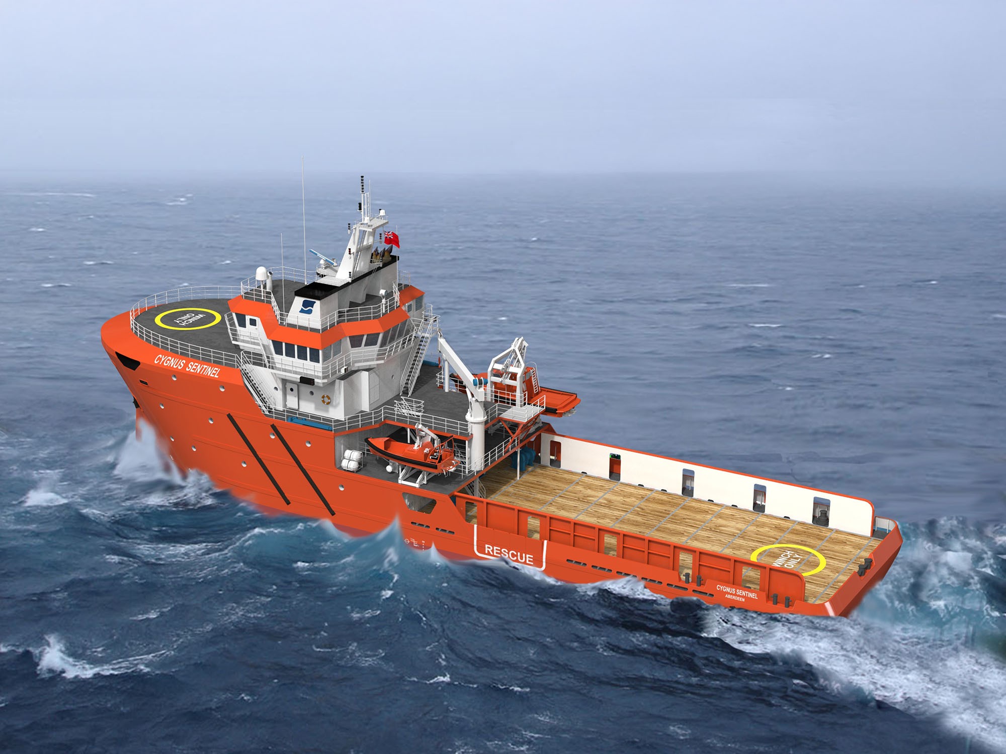  Scottish East Coast - CYGNUS SENTINEL      transiting Aberdeenshire Coast