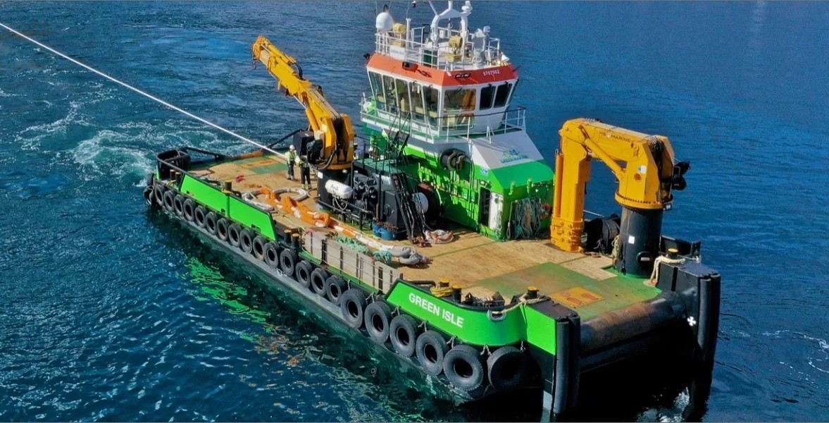  Scottish North Coast - GREEN ISLE           transiting Pentland Firth
