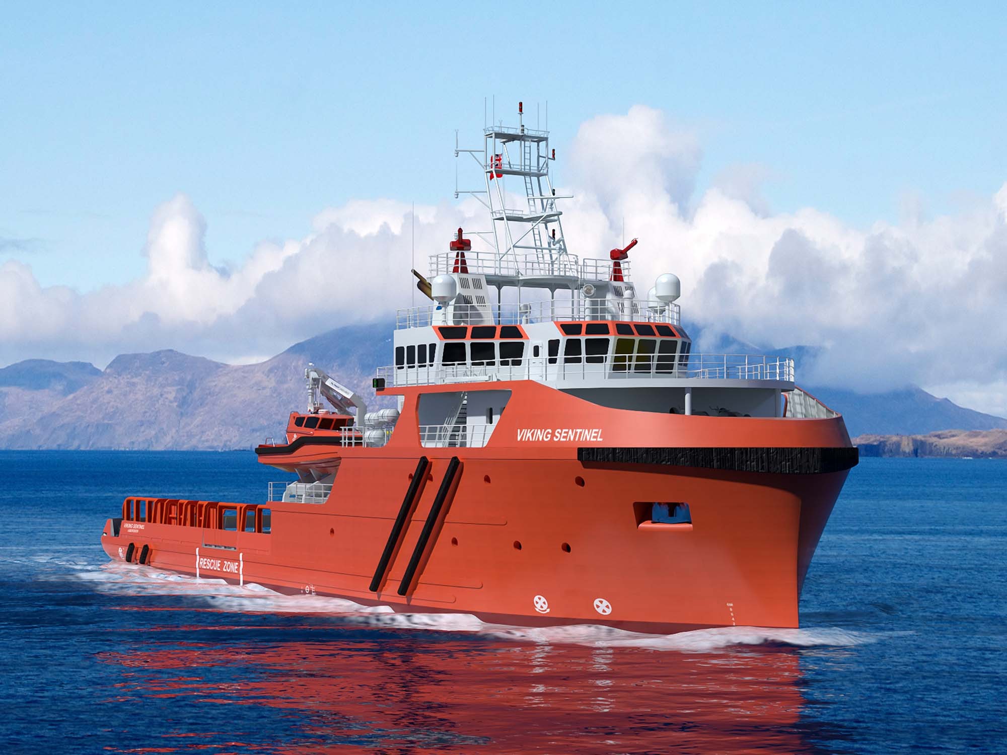 Transit: VIKING SENTINEL      entering English South Coast at The Dover Strait