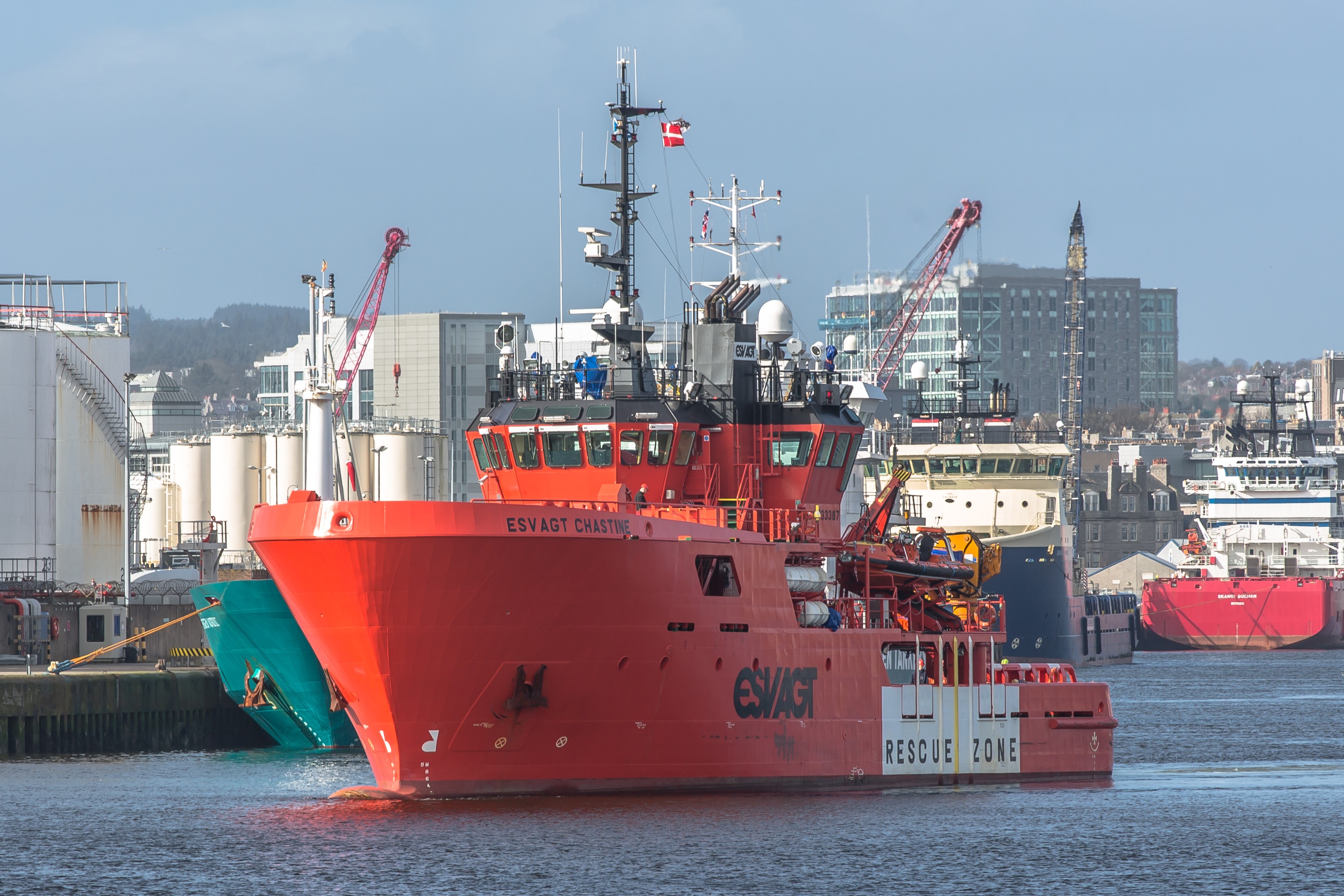  Scottish East Coast - ESVAGT CHASTINE transiting Aberdeenshire Coast