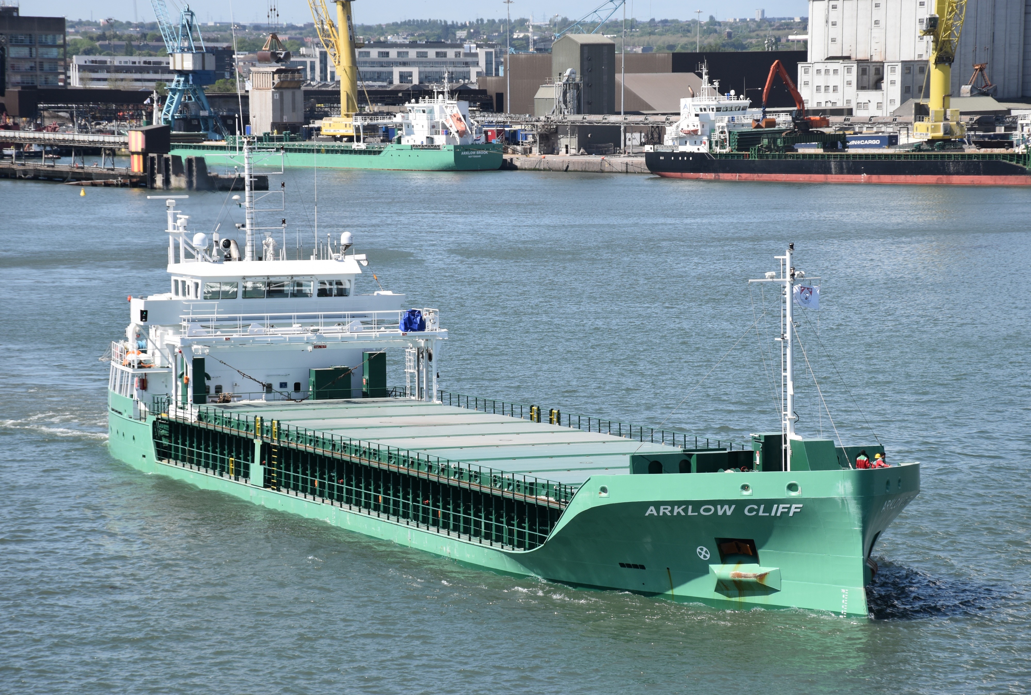  Irish Sea - ARKLOW CLIFF transiting Irish Sea off Wales