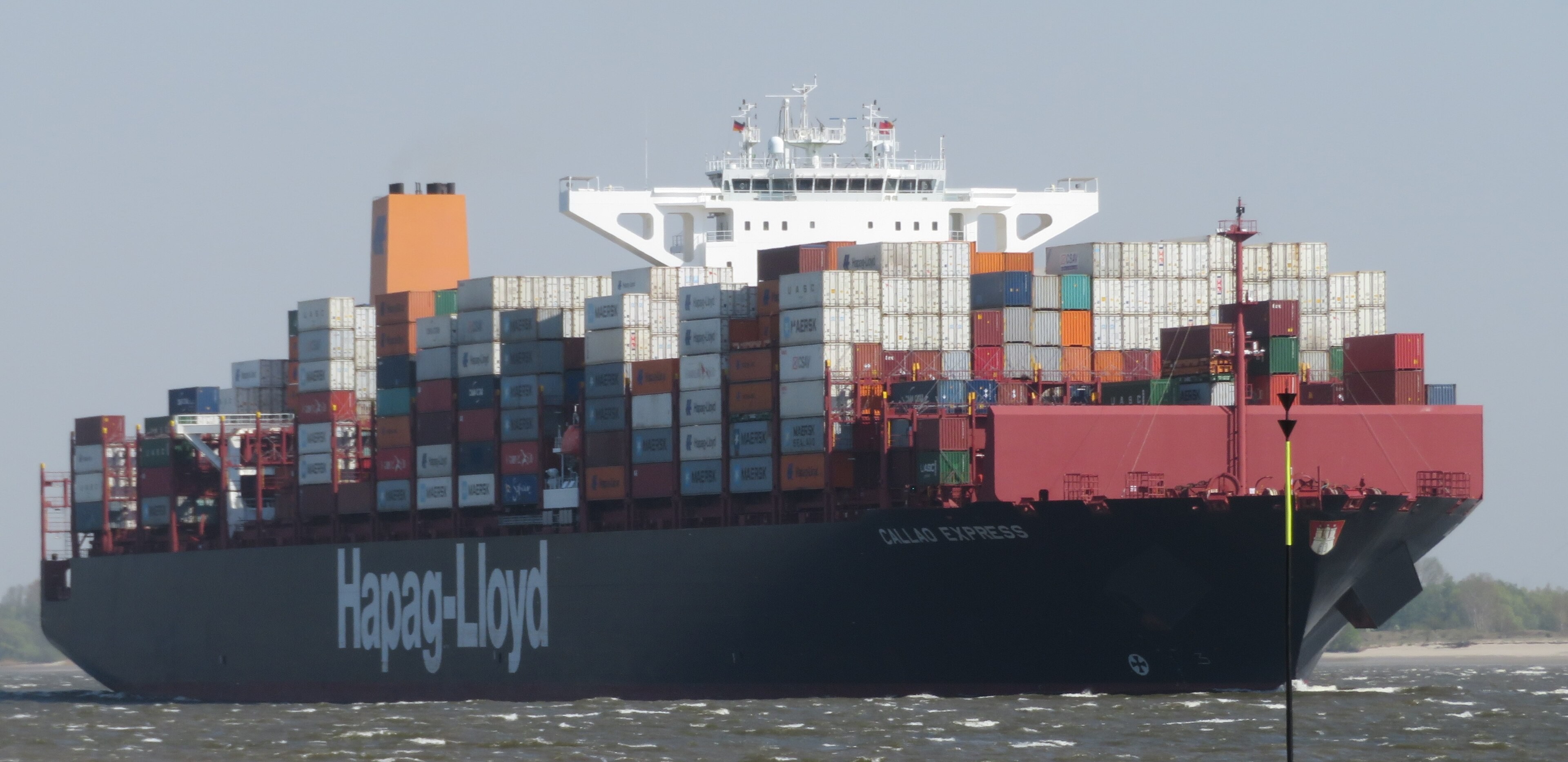 Transit: CALLAO EXPRESS       entering English South Coast at The Dover Strait