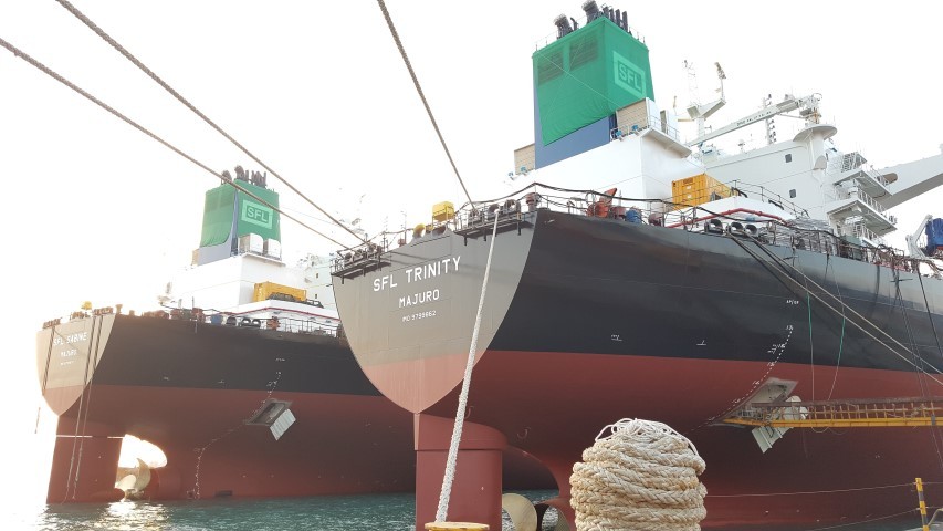Transit: SFL TRINITY          entering English South Coast at The Dover Strait