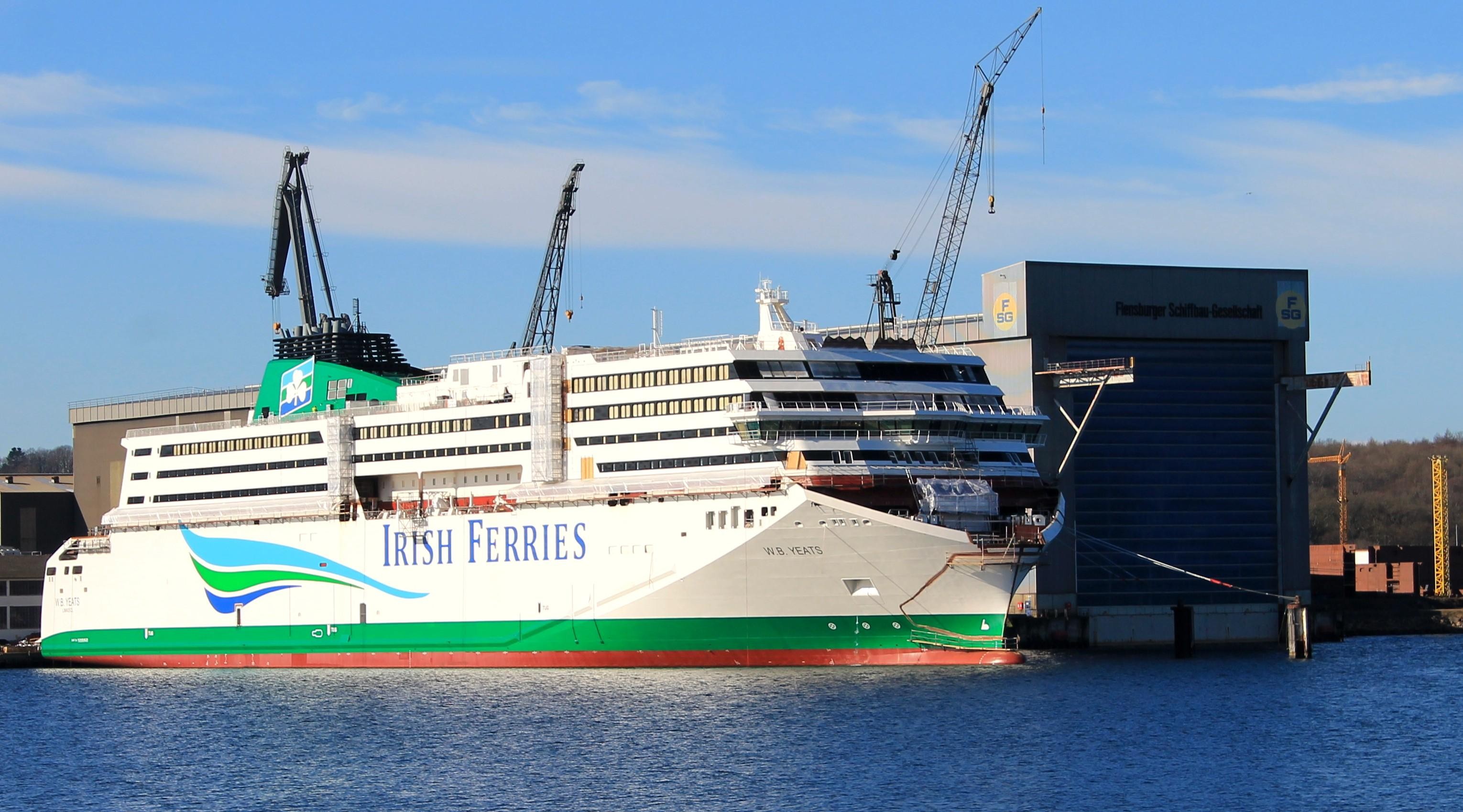  Irish Sea - W.B. YEATS transiting Irish Sea off Dublin