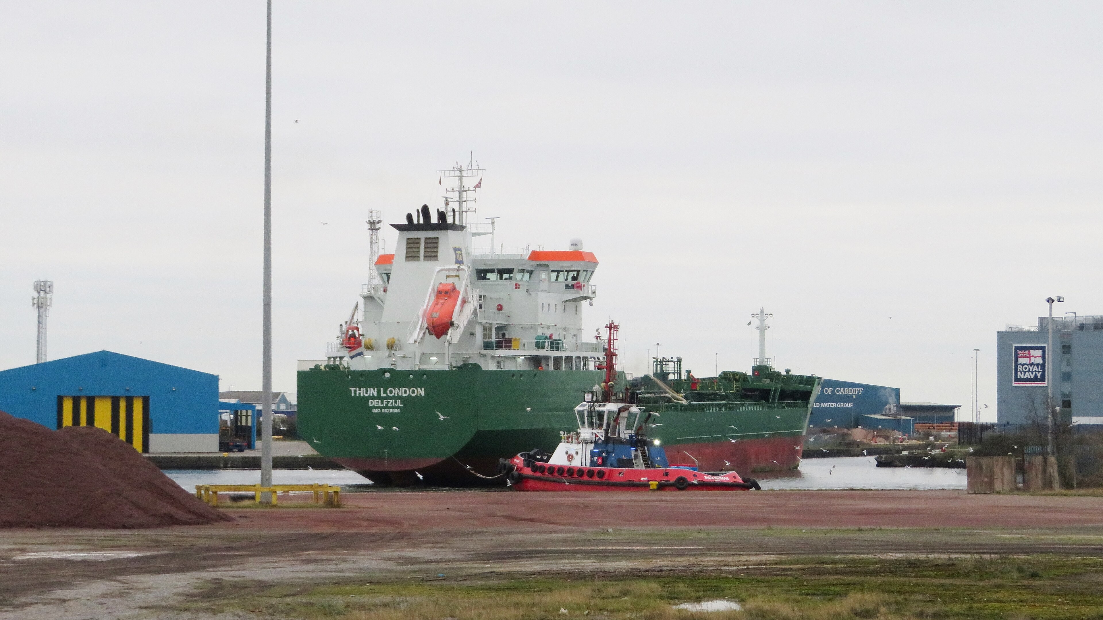  Irish Sea - THUN LONDON          transiting North Channel Belfast