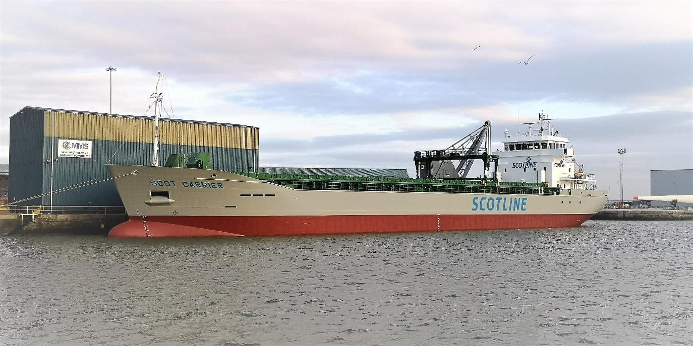 Felixstowe Departure: MV SCOT CARRIER     