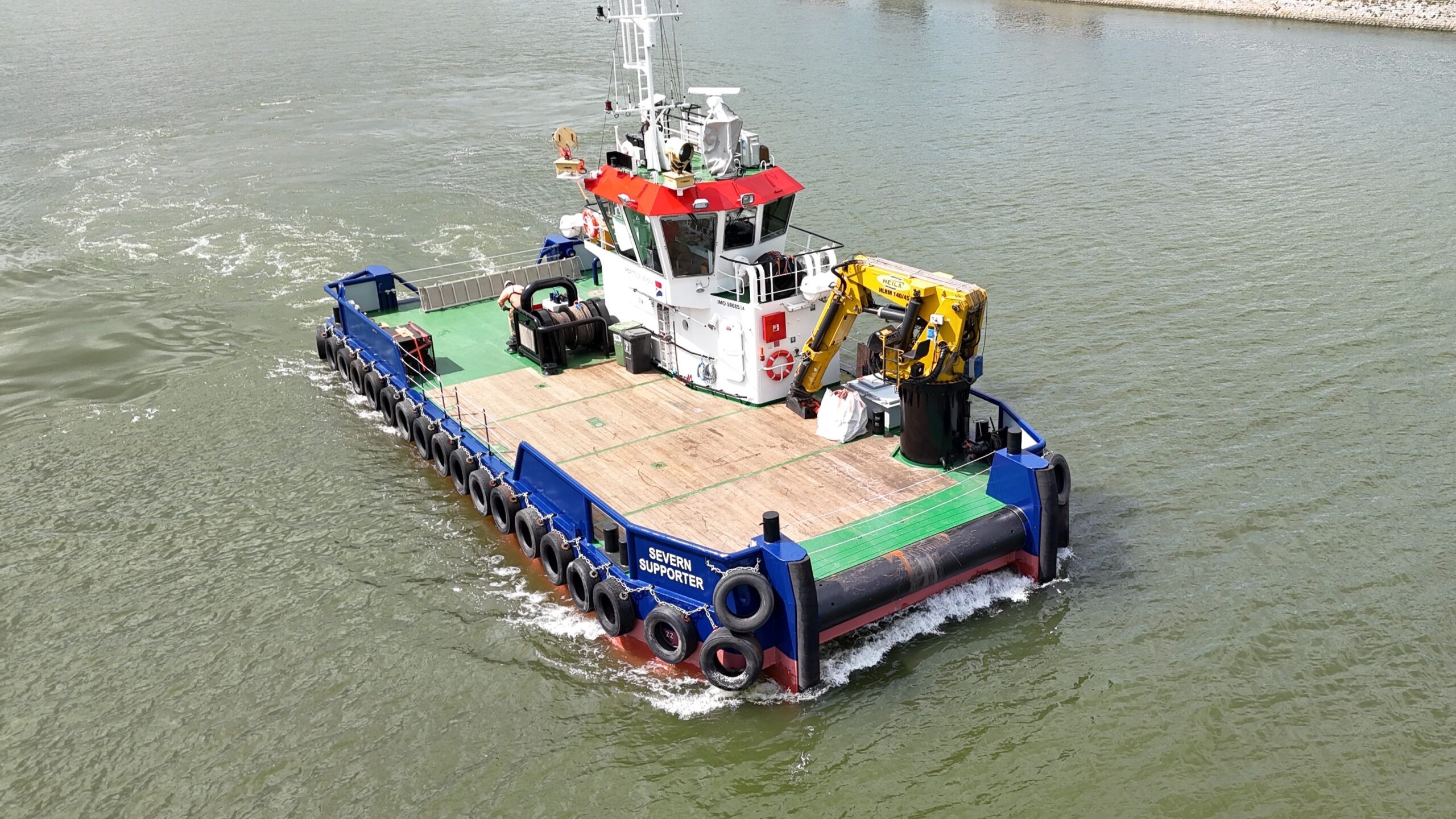Transit: SEVERN SUPPORTER     entering English South Coast at The Dover Strait