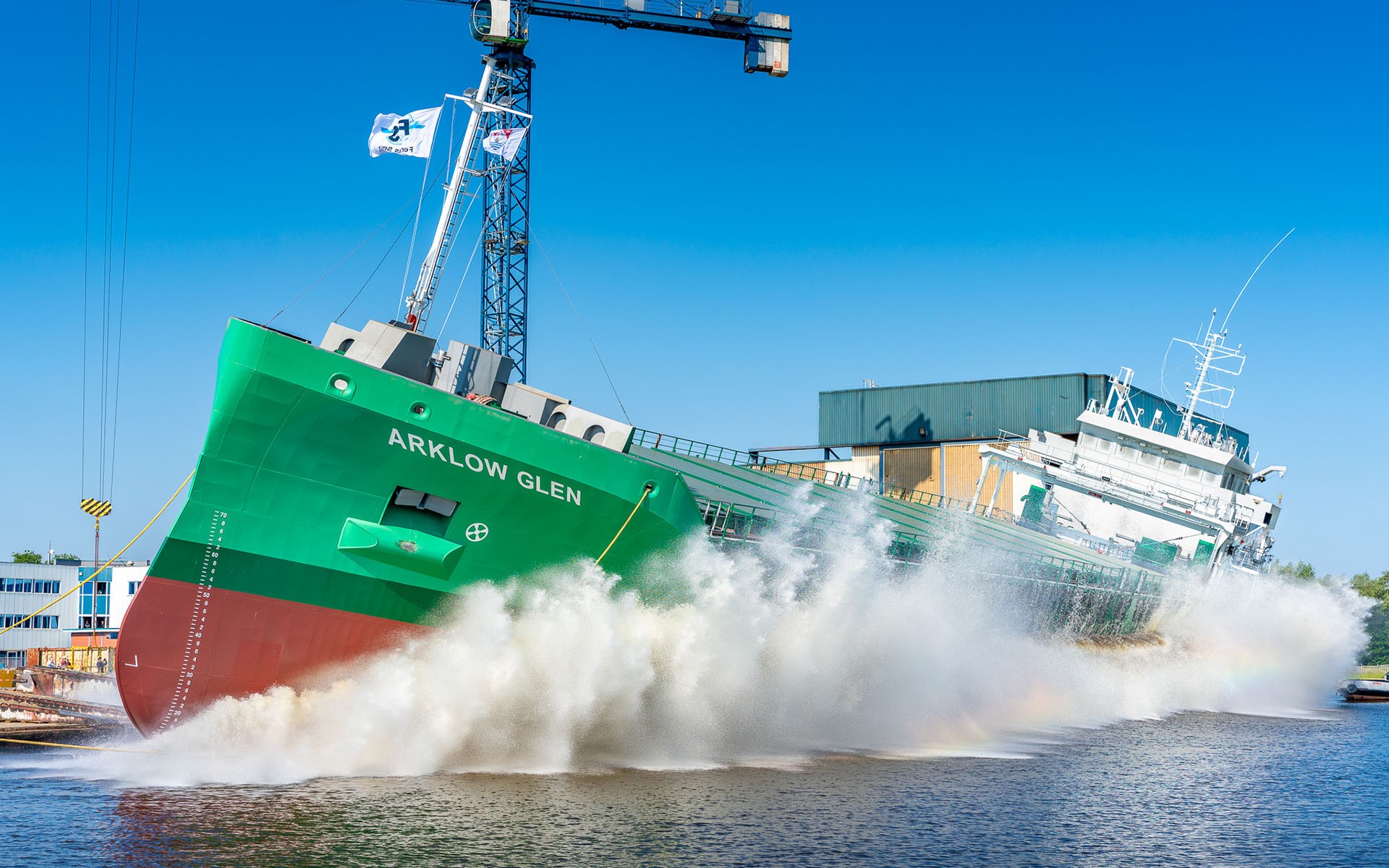 Transit: ARKLOW GLEN          entering English South Coast at The Dover Strait