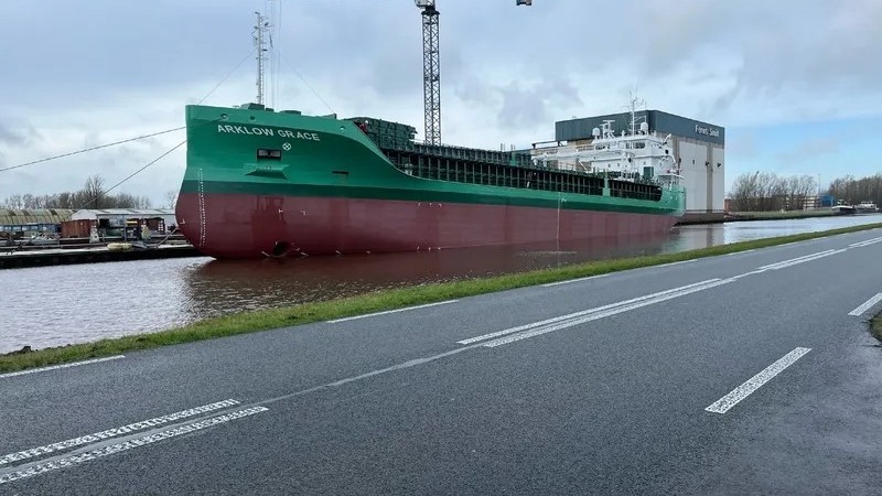 Transit: ARKLOW GRACE         entering English South Coast at The Dover Strait