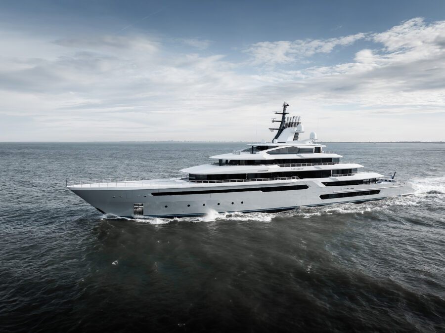 Transit: LEVIATHAN entering English South Coast at The Dover Strait