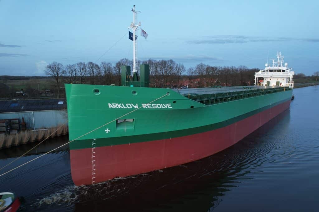  Scottish West Coast - ARKLOW RESOLVE transiting North Channel at Belfast