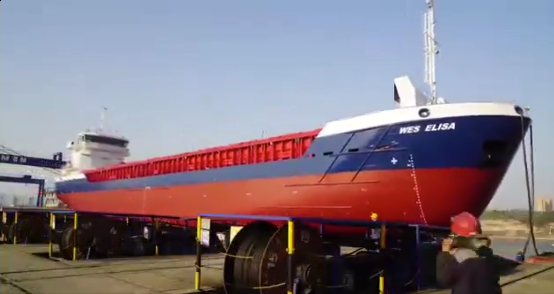  Scottish West Coast - WES ELISA            transiting North Channel at Belfast