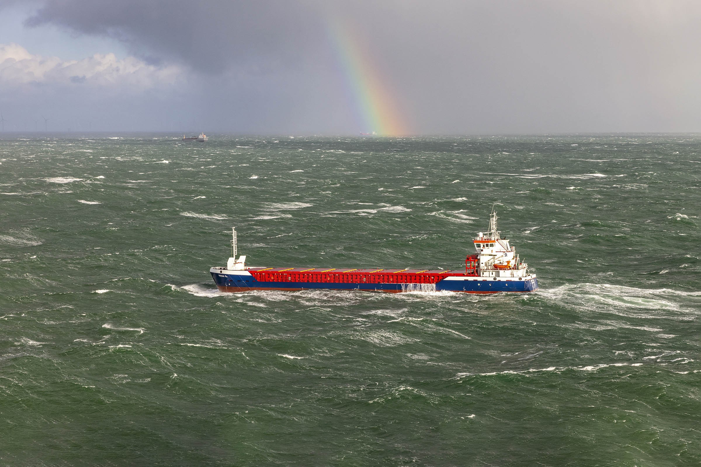  Irish Sea - KALLI G.             transiting Irish Sea off Anglesey