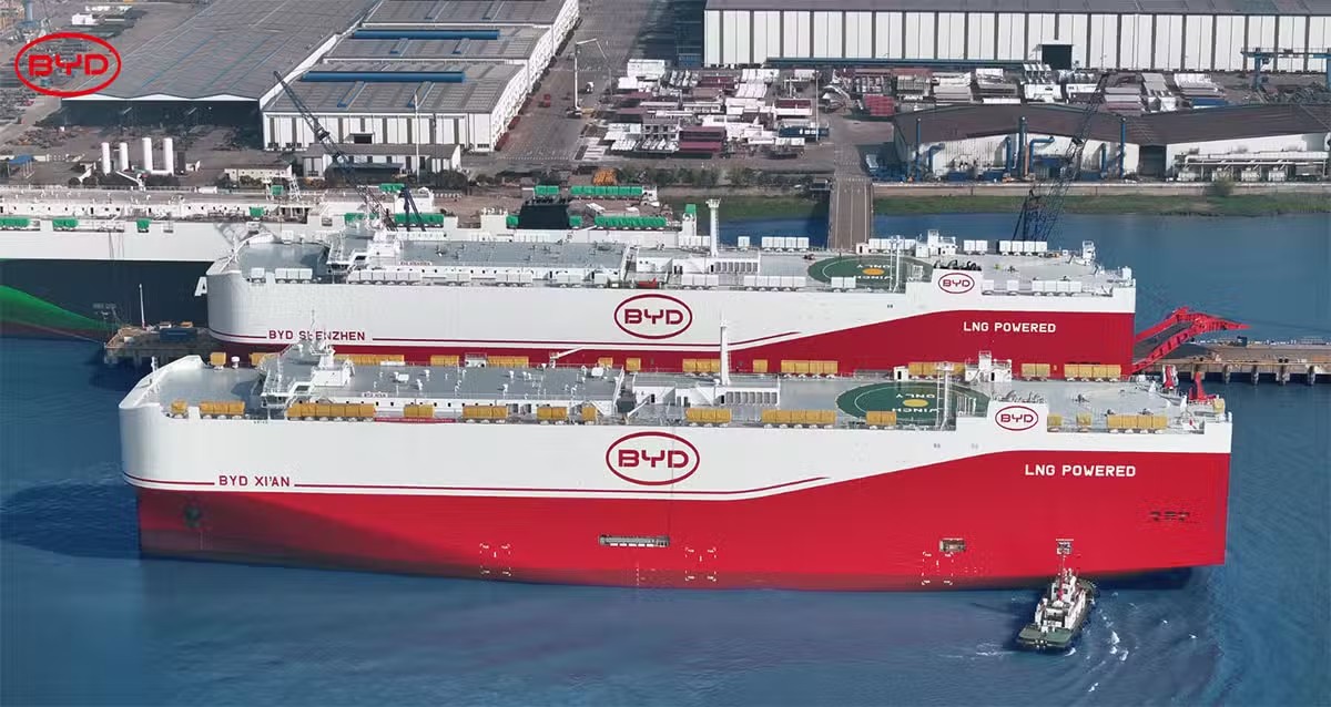 Transit: BYD XI'AN            entering English South Coast at The Dover Strait