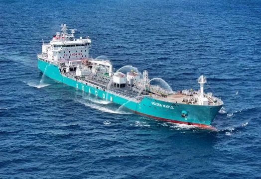 Photograph of the Chemical/Oil Products Tanker: GOLDEN MAPLE         (IMO: 1055868). Documented in UK and Regional Shipping Movements.