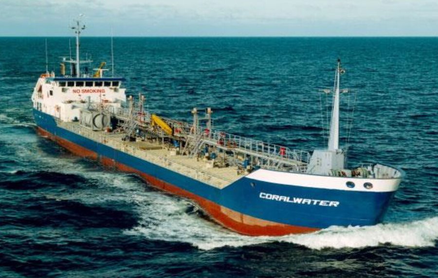  Irish Sea - CORALWATER transiting Irish Sea West of Man