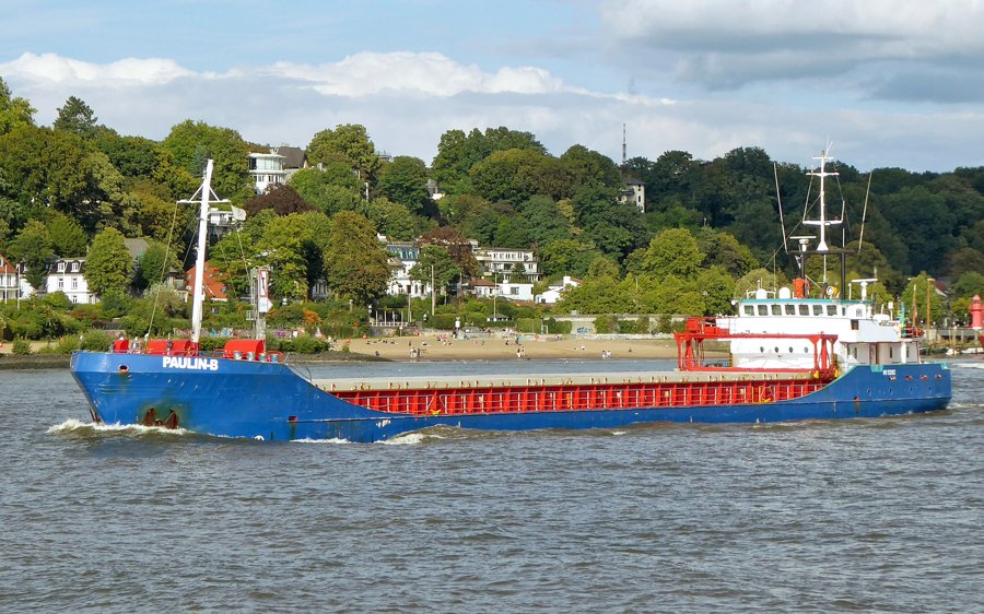 Transit: PAULIN-B entering English South Coast at The Dover Strait