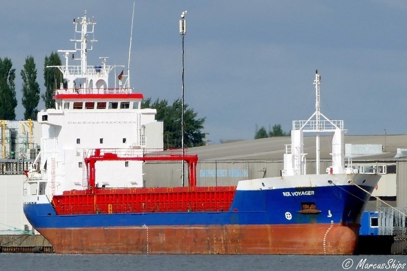 Transit: RIX VOYAGER entering English South Coast at The Dover Strait