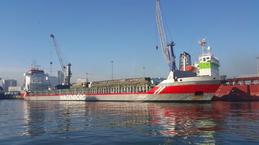Photograph of the General Cargo Ship: VECHTBORG            (IMO: 9160334). Documented in UK and Regional Shipping Movements.