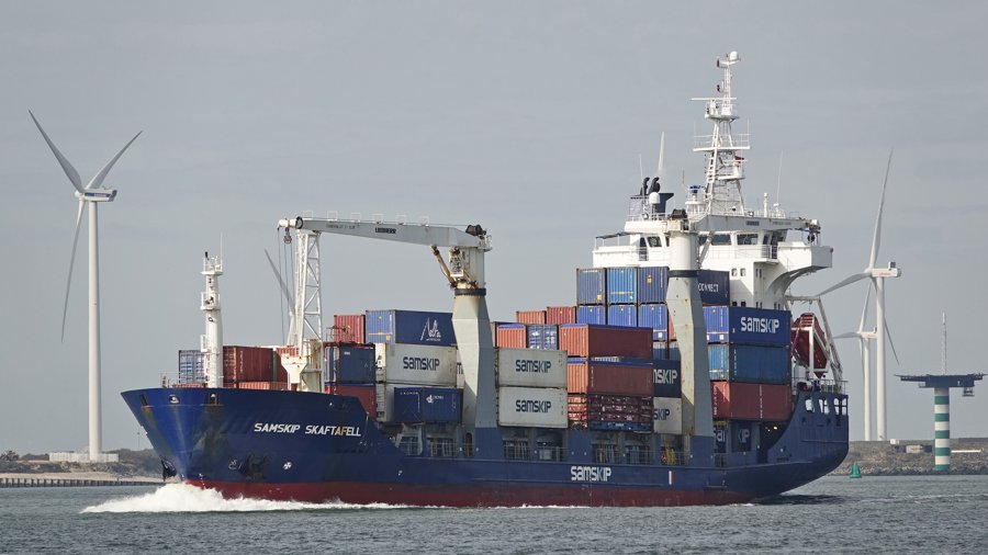 Humber Departure: SAMSKIP SKAFTAFELL  