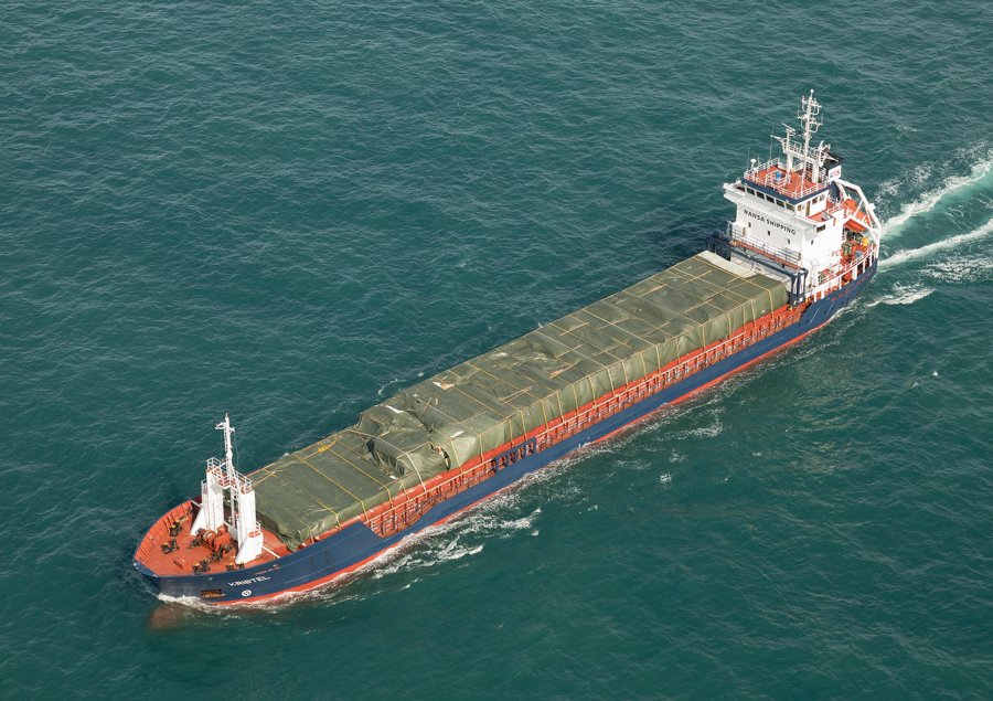 Transit: KRISTEL              entering English South Coast at The Dover Strait