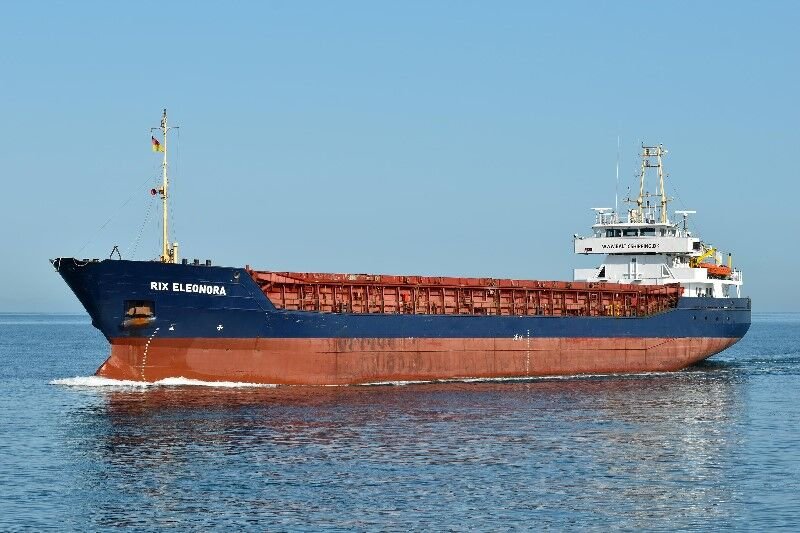  Irish Sea - RIX ELEONORA transiting Irish Sea off Wales