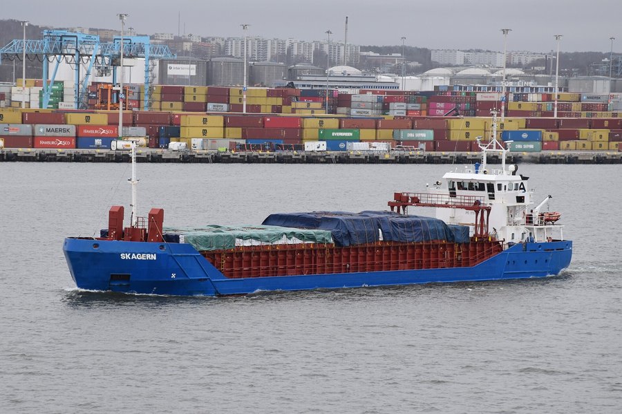 Transit: SKAGERN              entering English South Coast at The Dover Strait