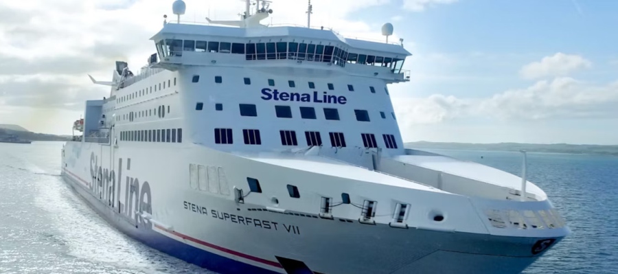  Scottish West Coast - STENA SUPERFAST VII transiting North Channel Clyde