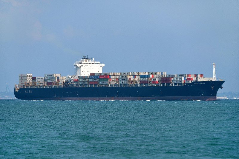 Transit: MSC SYDNEY VI        entering English South Coast at The Dover Strait