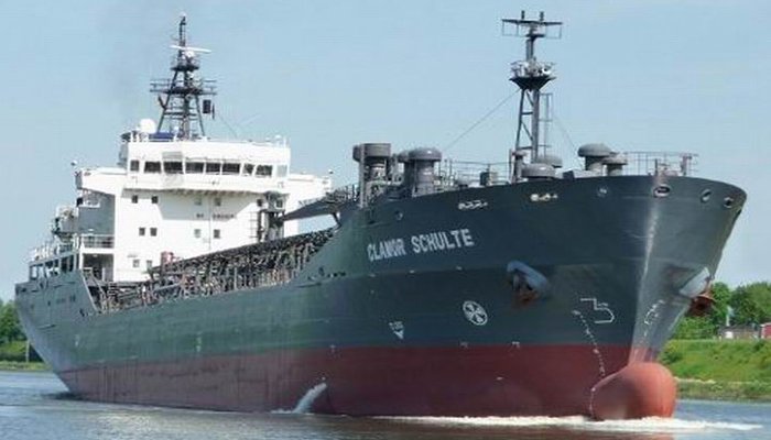 Transit: CLAMOR SCHULTE       entering English South Coast at The Dover Strait