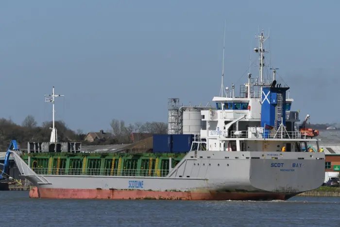  Irish Sea - SCOT BAY transiting Irish Sea West of Man