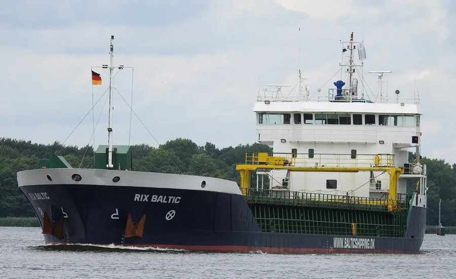 Transit: RIX BALTIC           entering English South Coast at The Dover Strait
